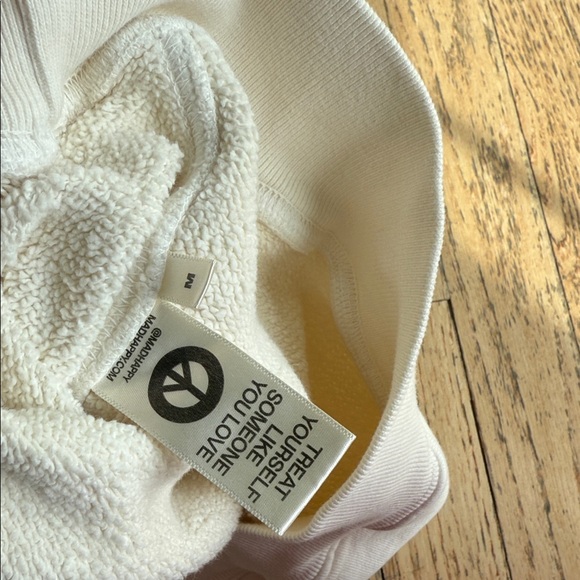 Madhappy Local Optimist White Sweatshirt Size Medium - Picture 8 of 8